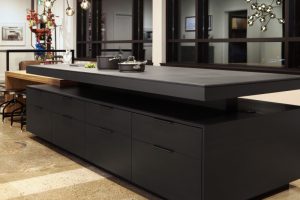 induction cooktop custom cabinets