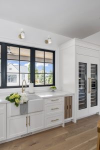 white cabinets custom kitchen