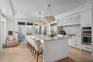 white custom cabinets french provincial