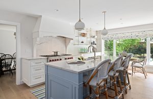 london custom cabinets kitchen white blue