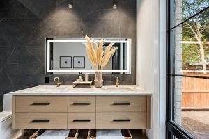 two sinks vanity