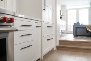 white custom cabinets kitchen