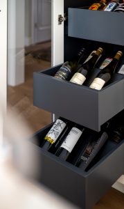 rollout wine shelves