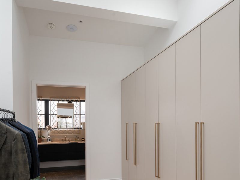 Hallway closet cabinets
