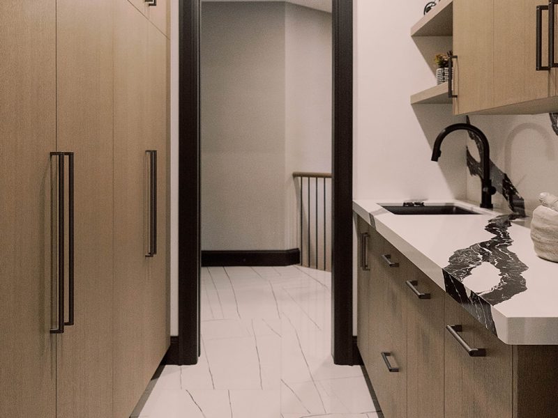 Tall laundry room cabinets