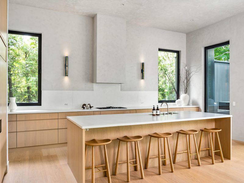 Large modern kitchen island