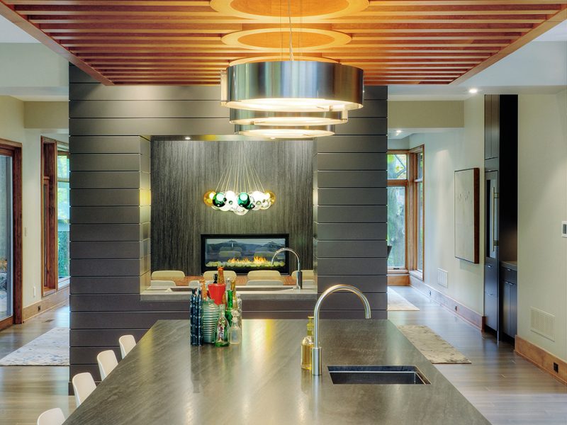 Modern open concept kithen