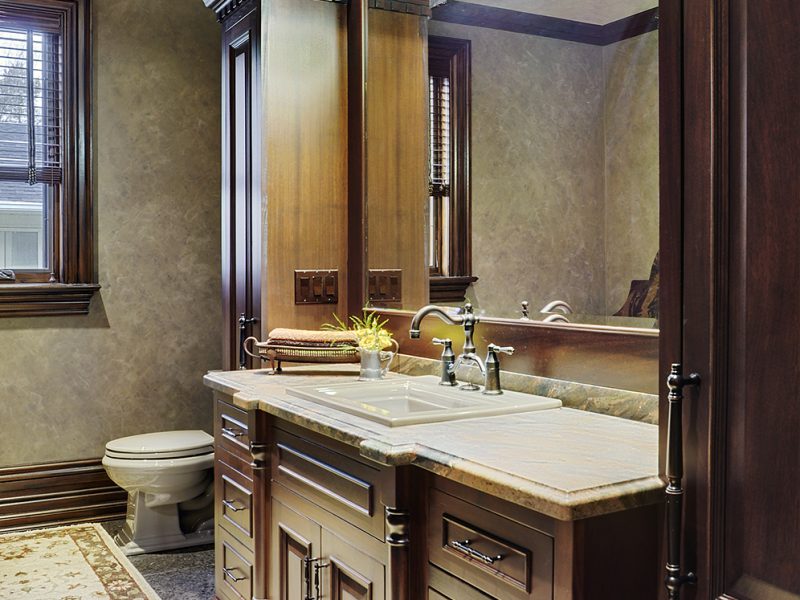 Ornate ensuite vanity