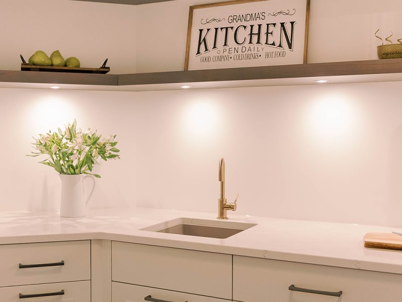 Walk-in pantry with sink