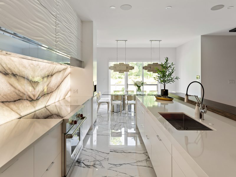 Textured range hood