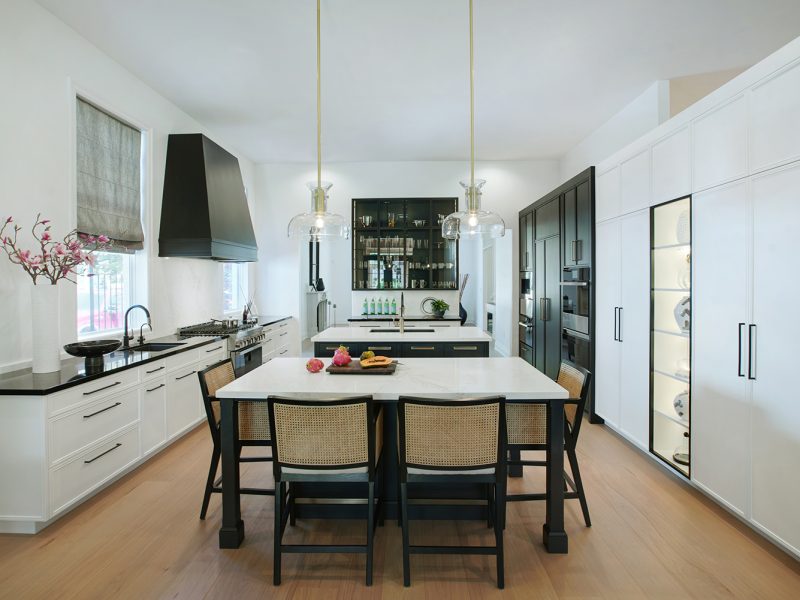 White and black kitchen cabinets London Ontario